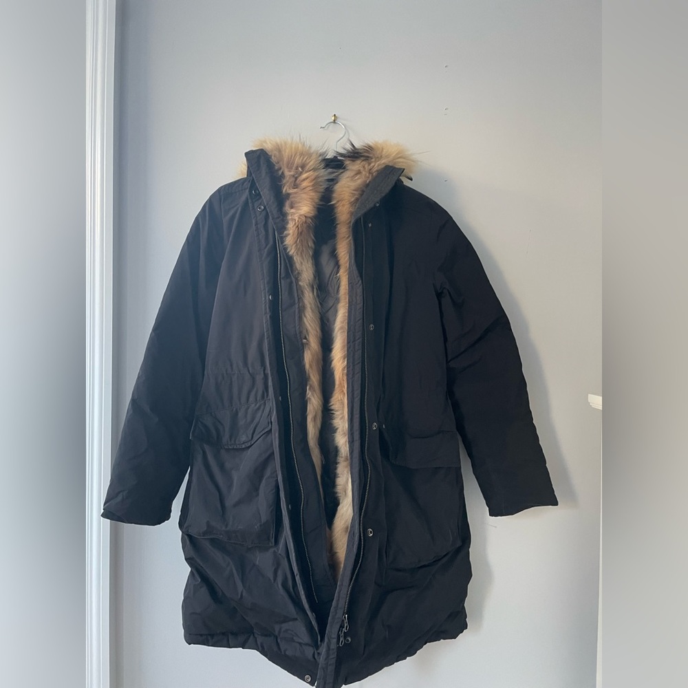 Woolrich Military Parka w Raccoon Trim